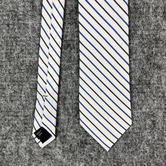Silk Tie Mens 56" Calvin‎ Klein Vintage Striped Designer Formal Business Career - Picture 1 of 10
